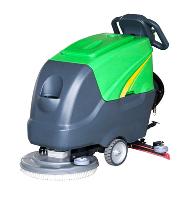 Pembersih lantai komersial bertenaga listrik dengan lebar pembersih 510mm dan tegangan 24V