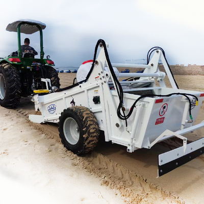 Berjalan di belakang Pembersih Pantai untuk 80HP Traktor Attachment 2000rmin Kecepatan 20000-30000m'/h