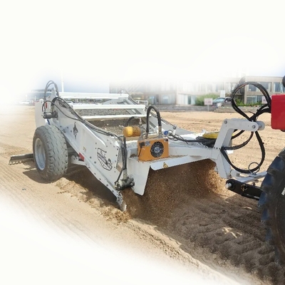 Ride-On Mesin Pembersih Pantai Skid Steer Loaders Pasang Pembersih Pasir