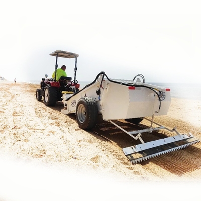 Mesin pembersih pasir pantai baja berat 1200 kg untuk aplikasi lingkungan