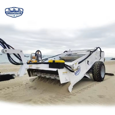 1800mm lebar pembersih traktor dipasang Pembersih pasir pantai untuk produk lingkungan