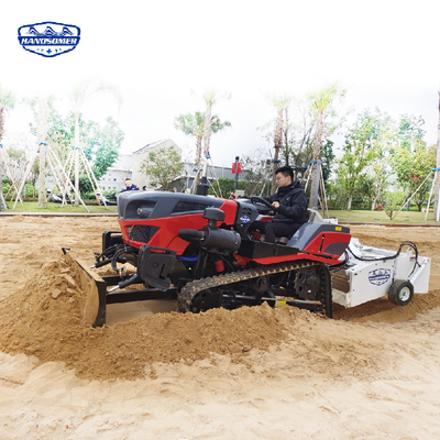 800KG Mesin Pembersih Pantai yang Dikendalikan Hidraulik Vibrating Screen untuk Pantai Pasir