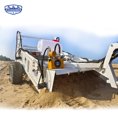 Pasokan Pembersih Pasir Pantai tahan lama 1900 Mengendarai Traktor dipasang Mesin Pembersih Pantai
