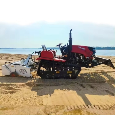 1500KG Heavy-Duty Pembersih Pantai Traktor untuk Penghapusan Sampah Lingkungan dan rumput laut